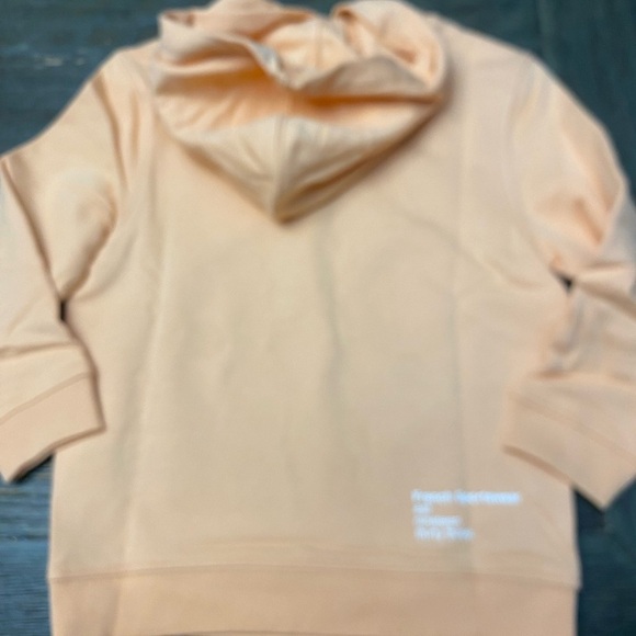 Lacoste Boys 4A 4YR Light Orange Hooded Sweatshirt NWT - Picture 5 of 5